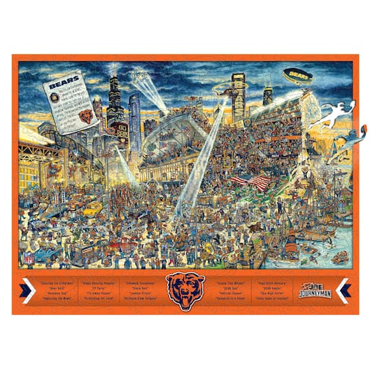 Joe Journeyman NFL Wooden Puzzle